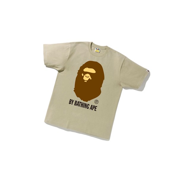 A BATHING APE Bape By Bathing Ape Tee Kurzes Sleeve T-shirts Herren Beige | 092148-YCA