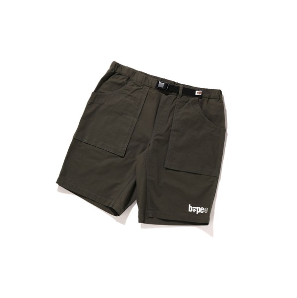 A BATHING APE Bape Climbing Kurze Hose Herren Dunkelkhaki | 275149-QBE