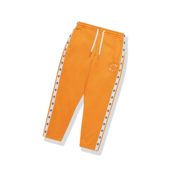 A BATHING APE Bape Logo Track Long Hose Herren Orange | 421739-XCQ