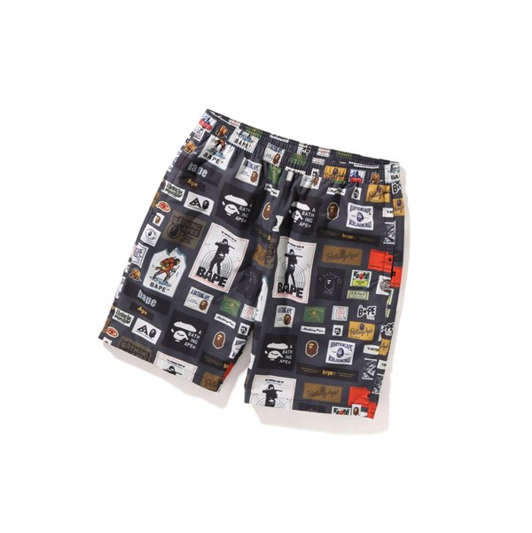 A BATHING APE Bape Multi Label Beach Kurze Hose Herren Caise | 176934-EJH