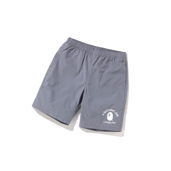 A BATHING APE Bape Nylon Beach Kurze Hose Herren Grau | 936721-DYM