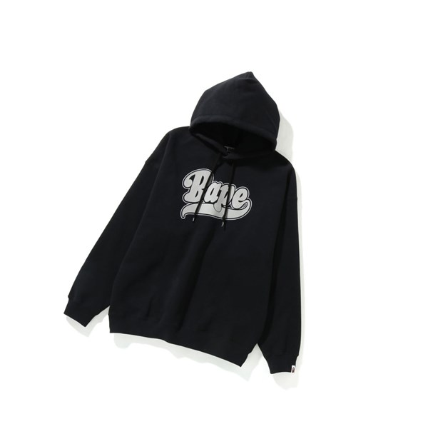 A BATHING APE Bape Oversized Pullover Hoodie Damen Schwarz | 632809-VCD