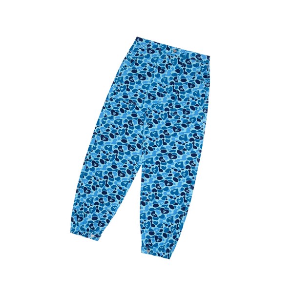 A BATHING APE Bape Printed Cargo Long Hose Damen Hellblau | 296078-GVJ