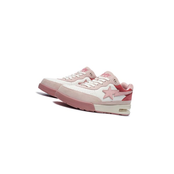 A BATHING APE Bape Straßen Sta #3 M2 Low Sneakers Herren Rosa | 984351-PFT