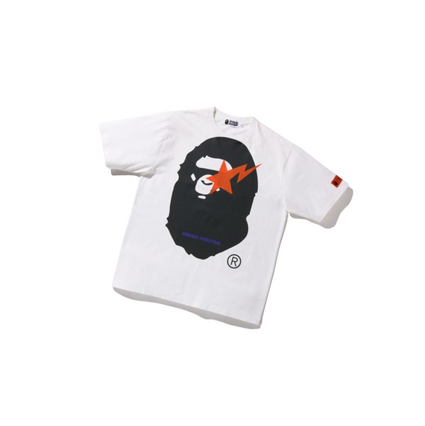 A BATHING APE Bape X Heron Preston Relaxed Tee Kurzes Sleeve T-shirts Herren Weiß | 694502-OCP