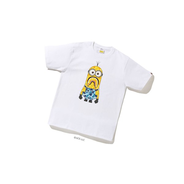 A BATHING APE Bape X Minions Tee07 Kurzes Sleeve T-shirts Herren Weiß | 692583-WJX