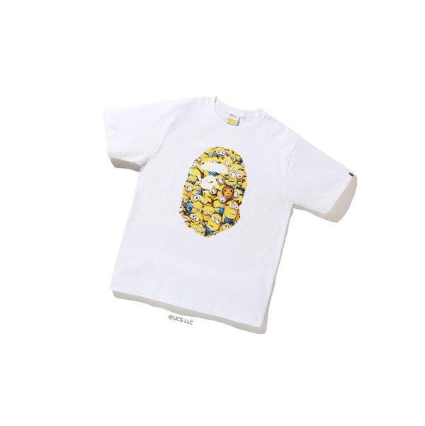 A BATHING APE Bape X Minions Tee09 Kurzes Sleeve T-shirts Herren Weiß | 563401-SLO