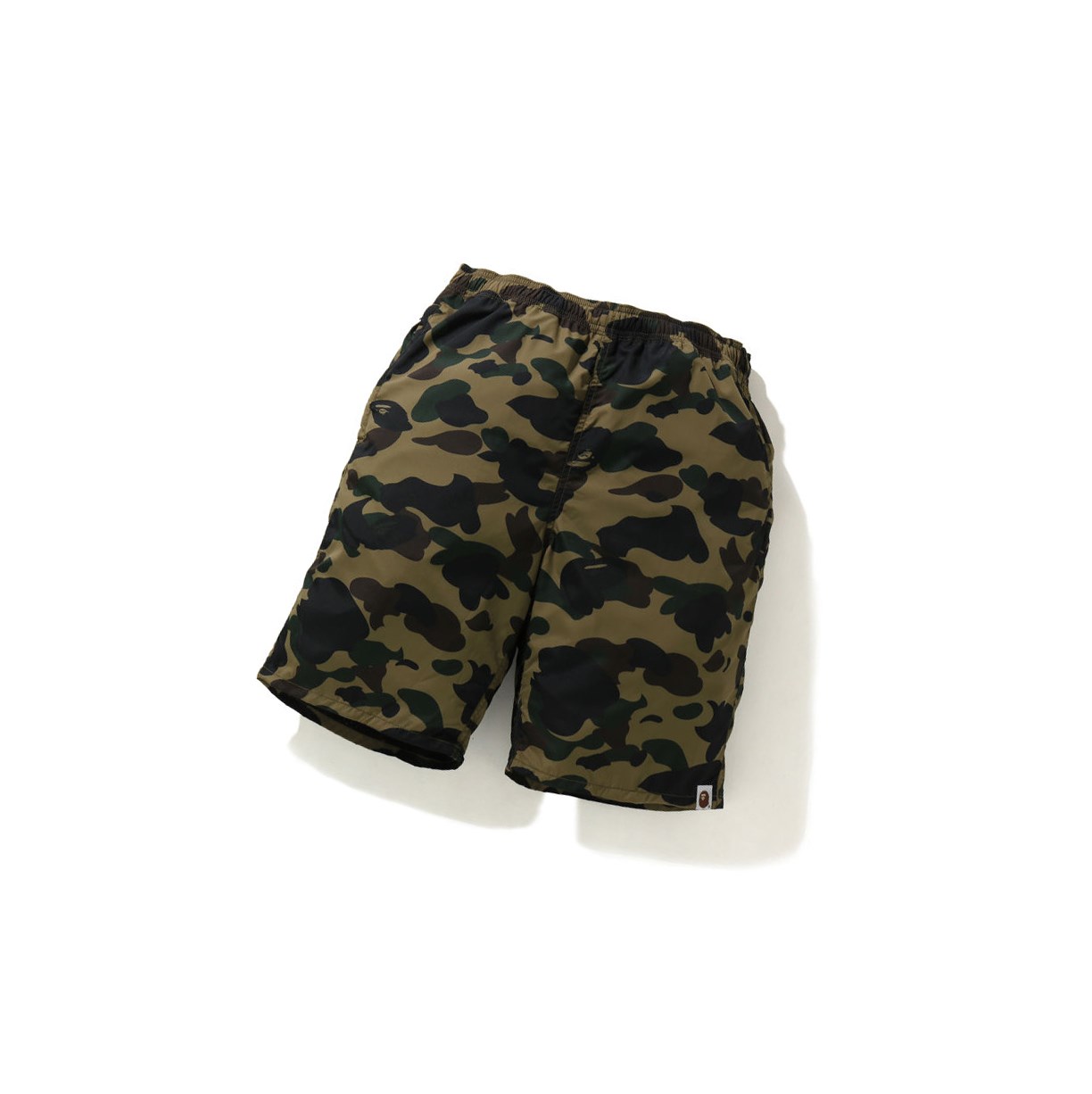 A BATHING APE Bape 1st Camo Beach Kurze Hose Herren Grün | 716908-RWJ