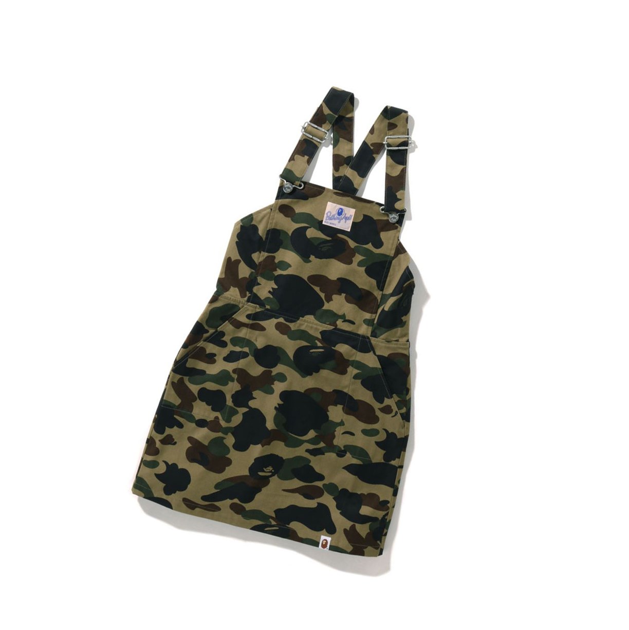 A BATHING APE Bape 1st Camo Jumper Mini Röcke Damen Grün | 250916-IPL