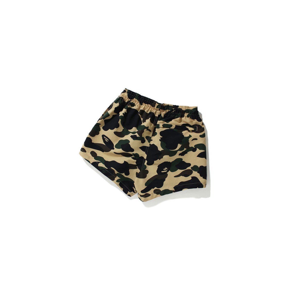 A BATHING APE Bape 1st Camo Kurze Hose Damen Gelb | 974352-XUB