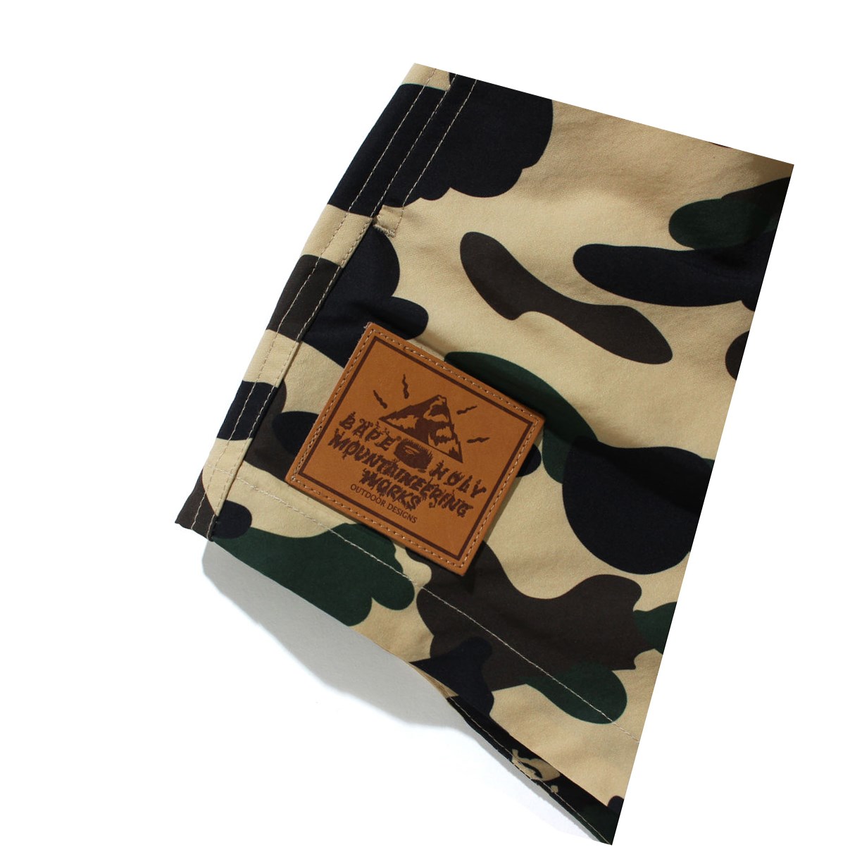 A BATHING APE Bape 1st Camo Kurze Hose Damen Gelb | 974352-XUB