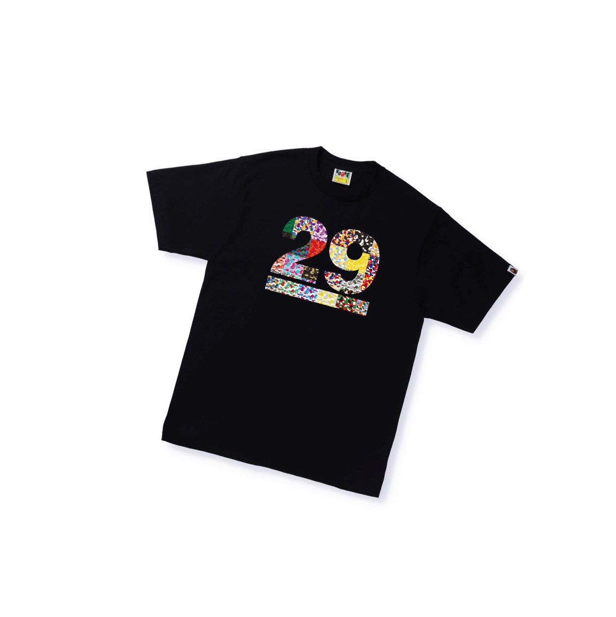 A BATHING APE Bape A Bathing Ape 29th Anniversary Tee Kurzes Sleeve T-shirts Herren Schwarz | 124785-QBA