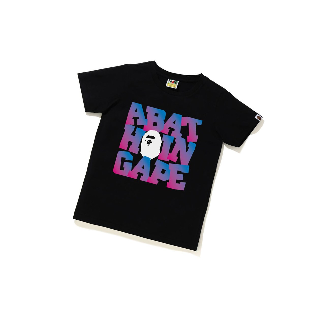 A BATHING APE Bape A Bathing Ape Tee Kurzes Sleeve T-shirts Damen Schwarz | 526730-RYW