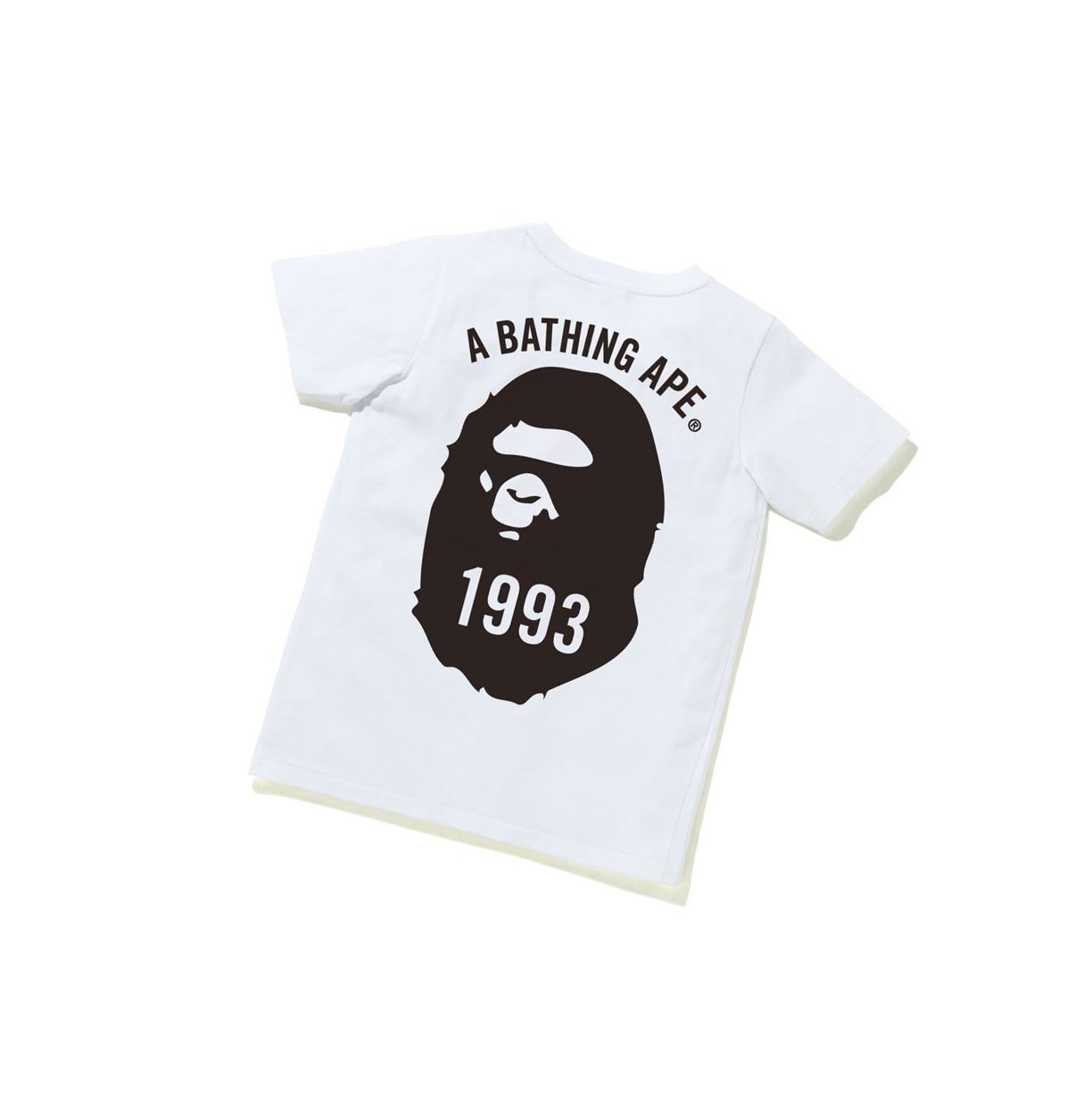 A BATHING APE Bape Ape Head One Point Tee #4 Kurzes Sleeve T-shirts Damen Weiß | 493175-TYM