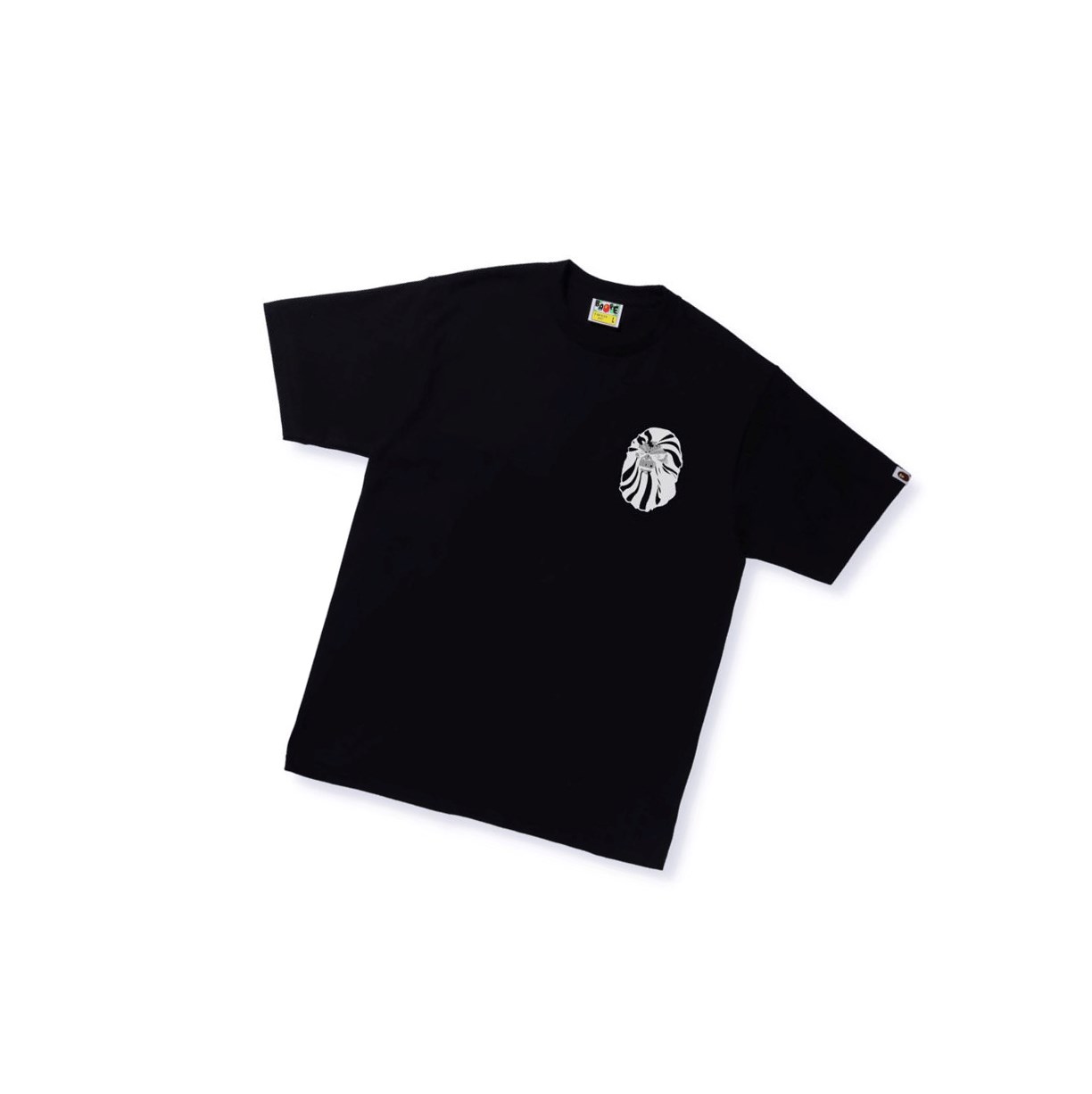 A BATHING APE Bape Ape Head Tee #1 Kurzes Sleeve T-shirts Herren Schwarz | 369507-QTU