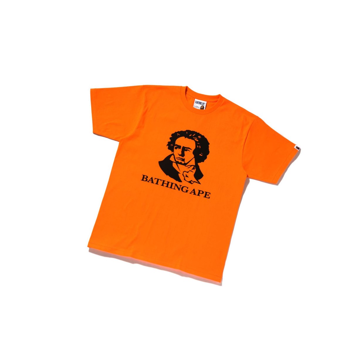 A BATHING APE Bape Bathing Ape Tee Kurzes Sleeve T-shirts Herren Orange | 597602-BPV