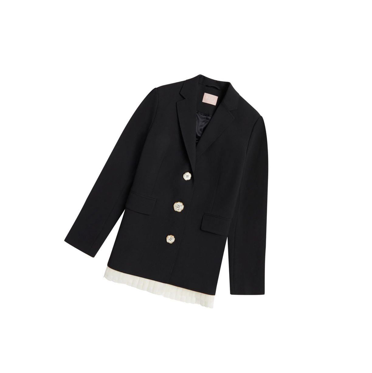 A BATHING APE Bape Buttoned Blazer Blazer Damen Schwarz | 079358-KDW