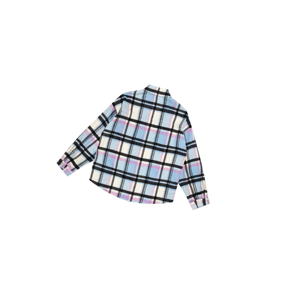 A BATHING APE Bape Checked Long Sleeve Hemd Damen Blau | 173684-KBM