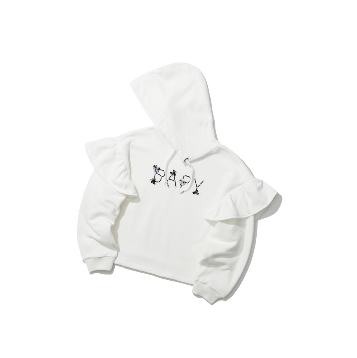 A BATHING APE Bape Embellished Hoodie Damen Weiß | 462058-LRH