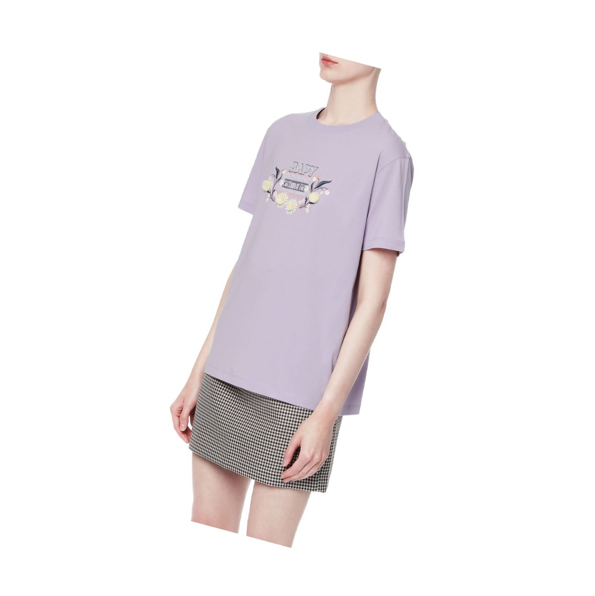 A BATHING APE Bape Embellished Tee Kurzes Sleeve T-shirts Damen Pastel Lilac | 146209-YMW