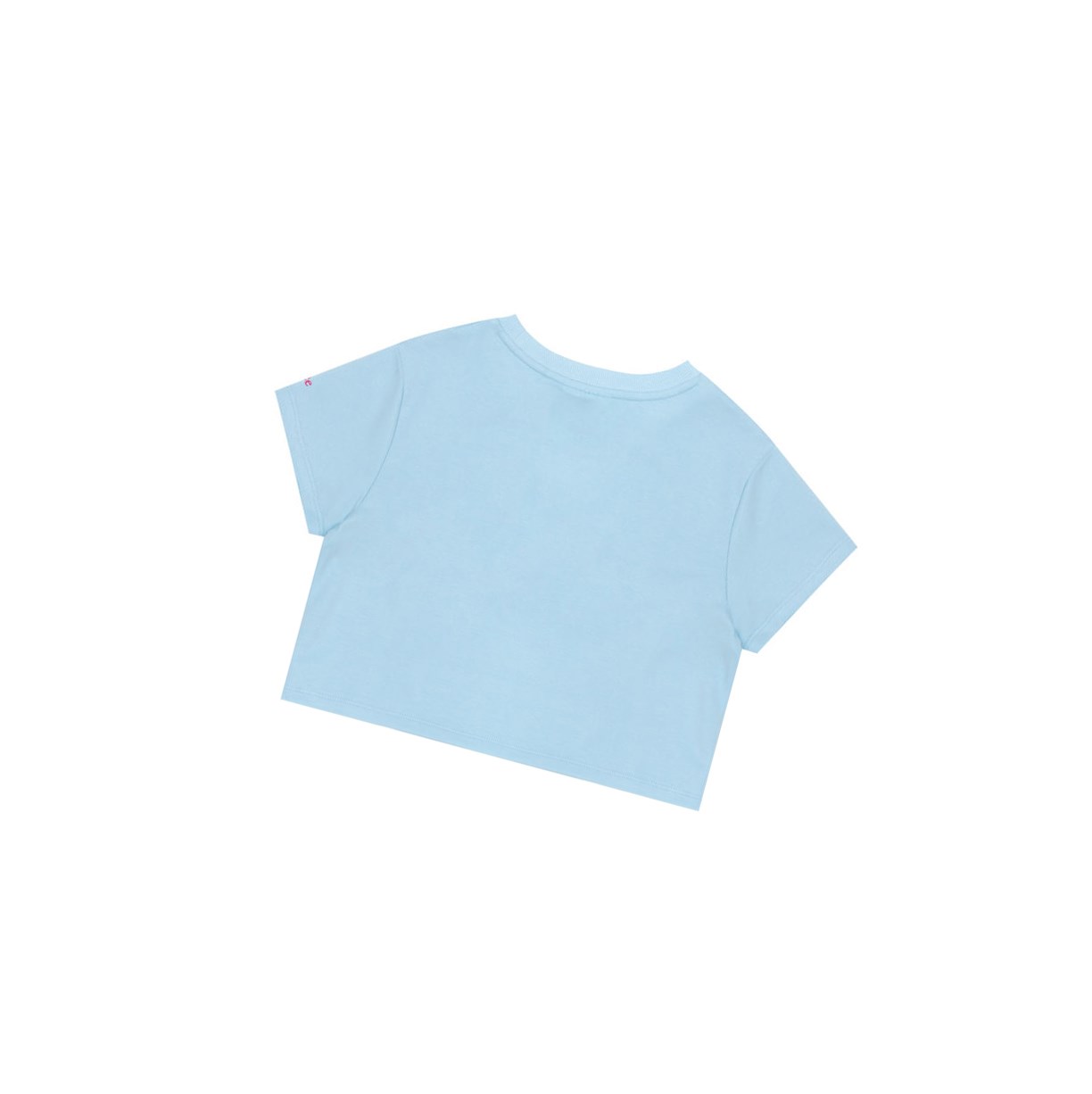 A BATHING APE Bape Flower Cropped Tee Kurzes Sleeve T-shirts Damen Blau | 705936-RIT