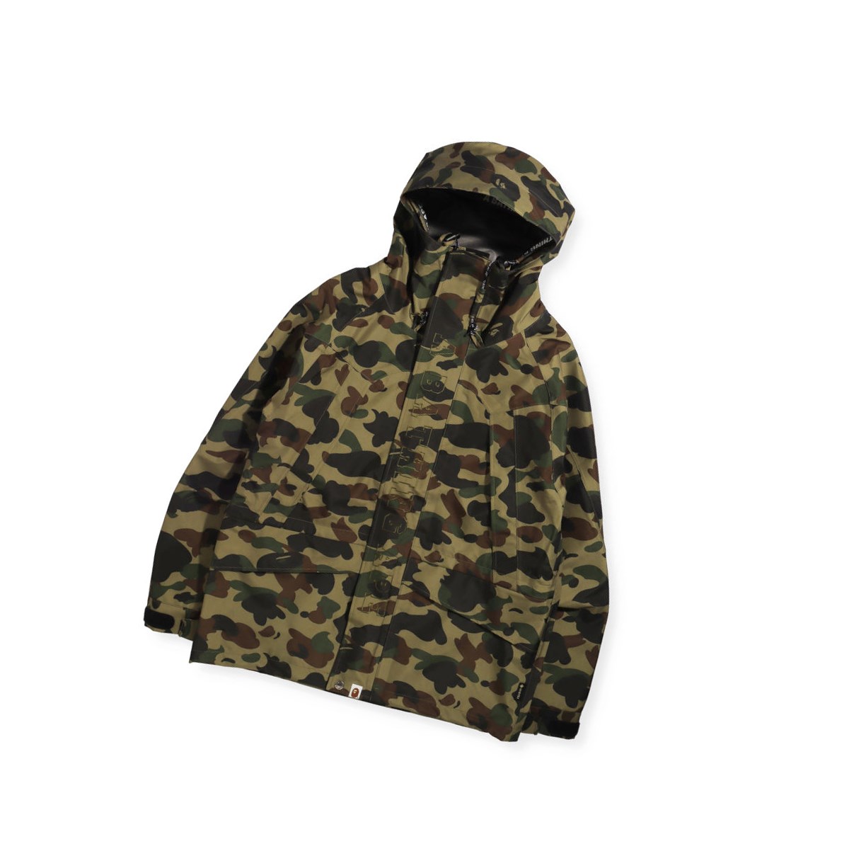 A BATHING APE Bape Gore-tex 1st Camo Snowboard Jacke Herren Grün | 890732-SVJ