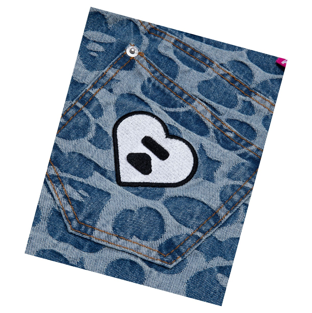 A BATHING APE Bape Graphic Denim Kurze Hose Damen Denim | 356074-MTG