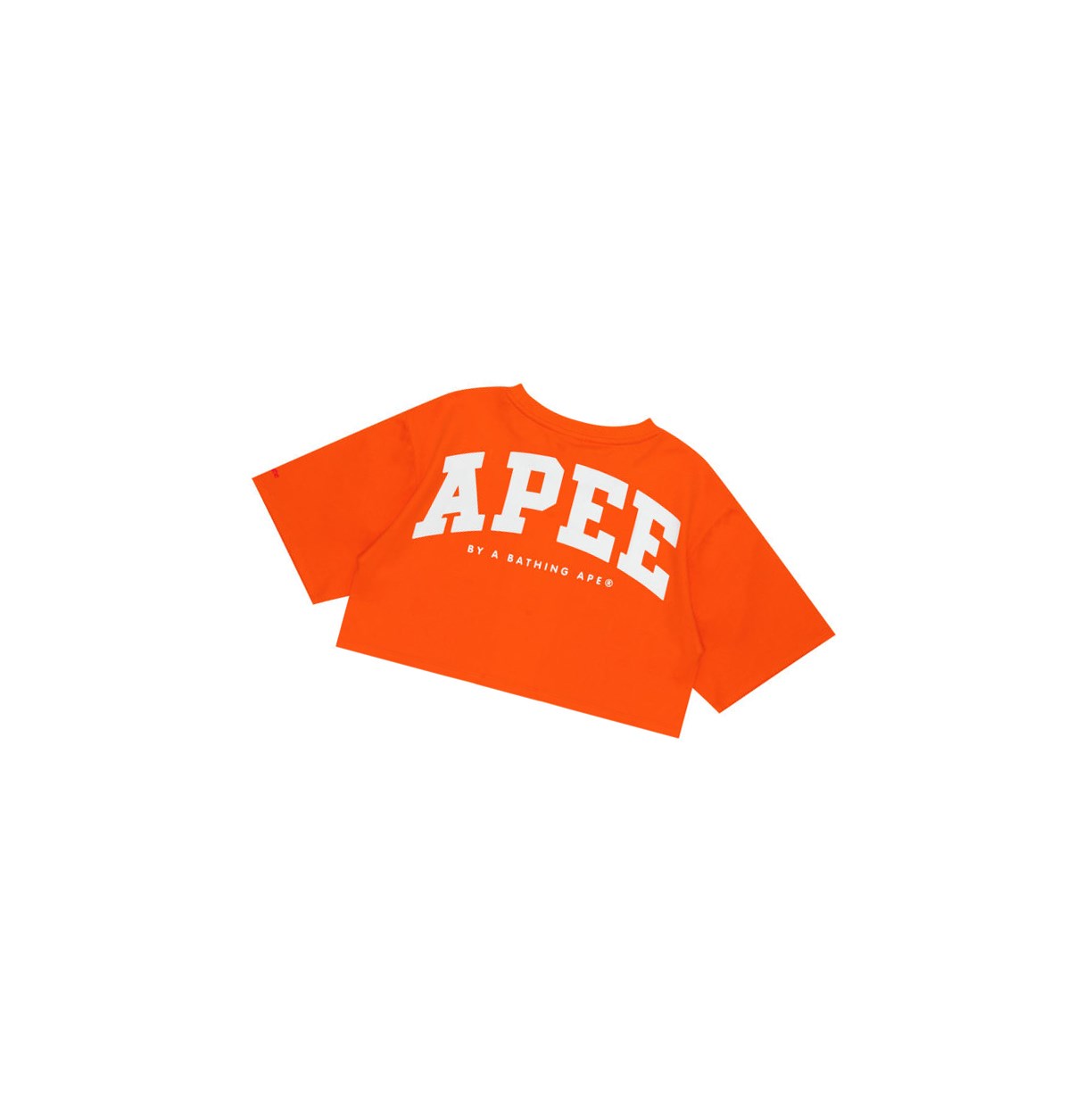 A BATHING APE Bape Graphic Loose Tee Kurzes Sleeve T-shirts Damen Dunkelorange | 126730-MZY