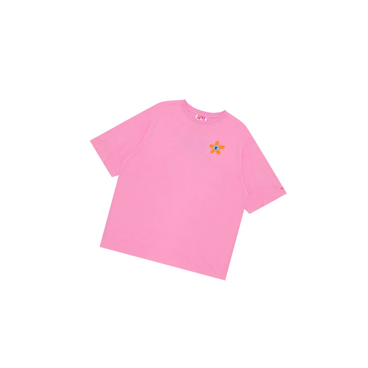 A BATHING APE Bape Klassische Tee Kurzes Sleeve T-shirts Damen Rosa | 520374-KMB