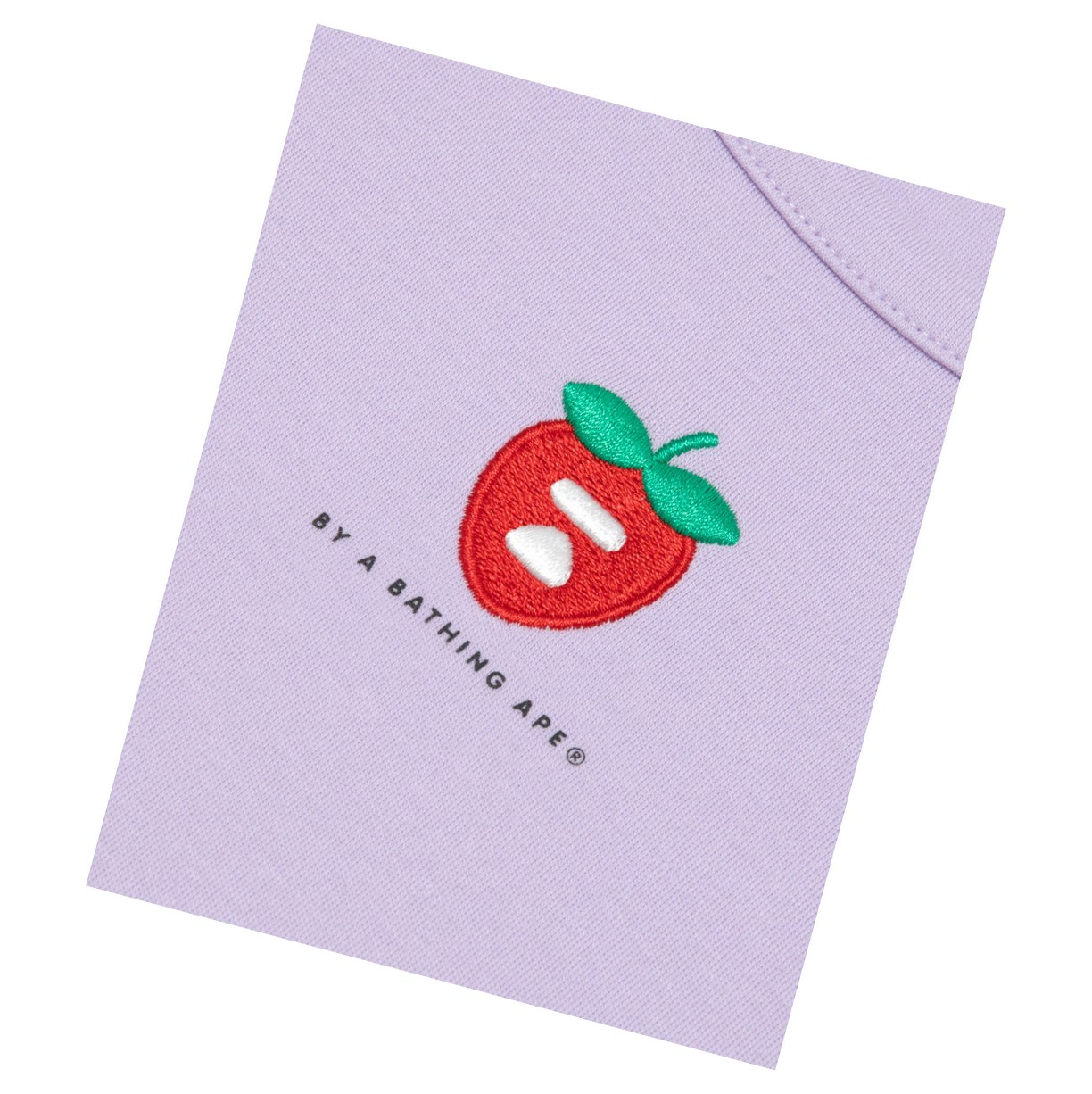 A BATHING APE Bape Logo Berry Tee Kurzes Sleeve T-shirts Damen Lilac | 945810-LCI