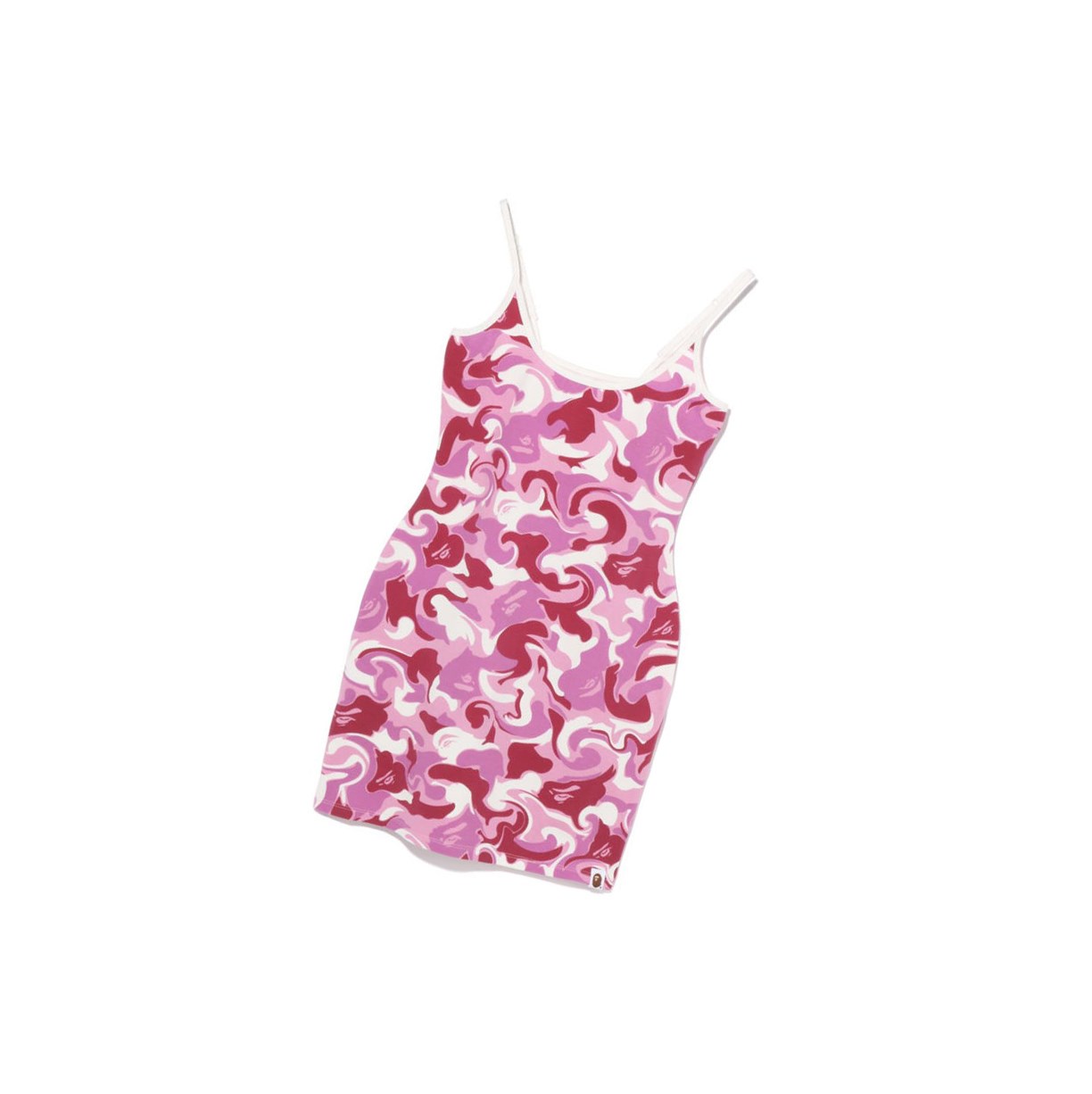 A BATHING APE Bape Marble Camo Cami Bodycon Tee Onepiece Mini Kleider Damen Rosa | 184273-QYC