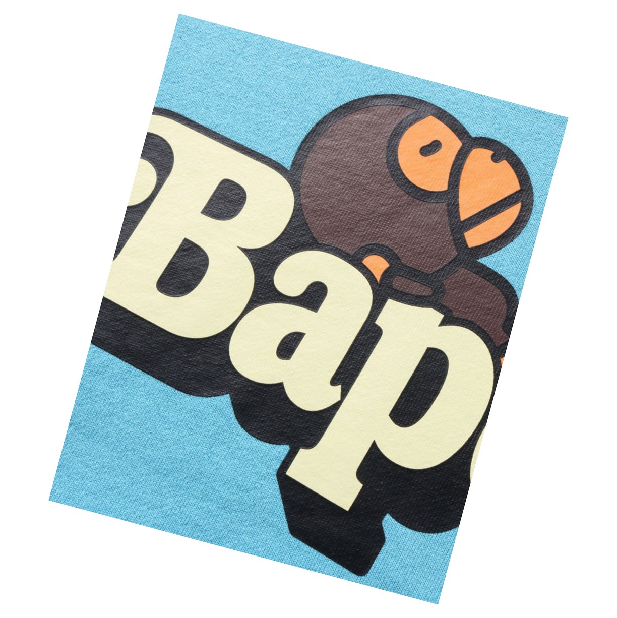 A BATHING APE Bape Milo On Bape Pullover Hoodie Damen Hellblau | 480751-LHT