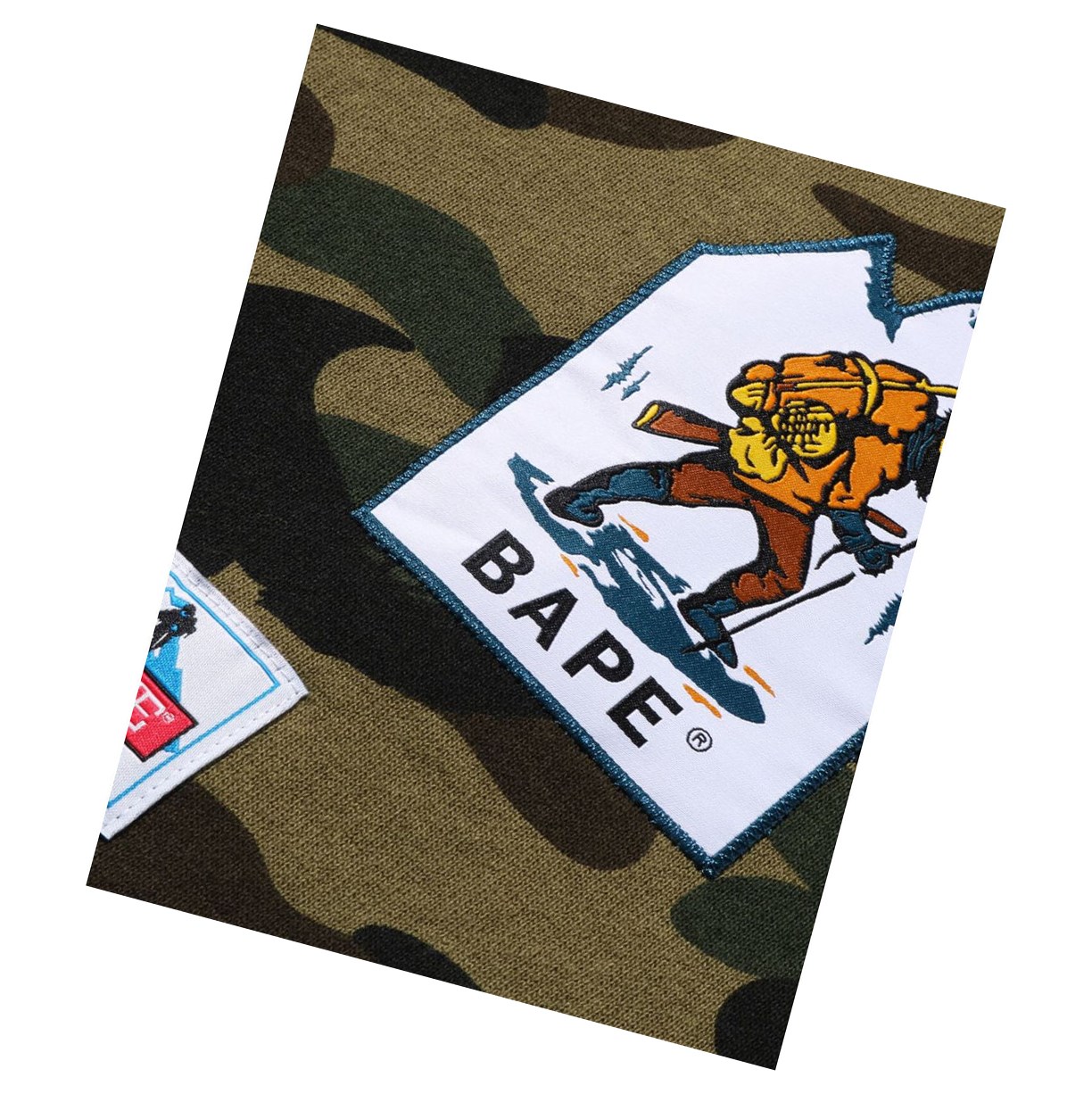 A BATHING APE Bape Multi Label 1st Camo Oversized Hoodie Damen Grün | 123985-NYA