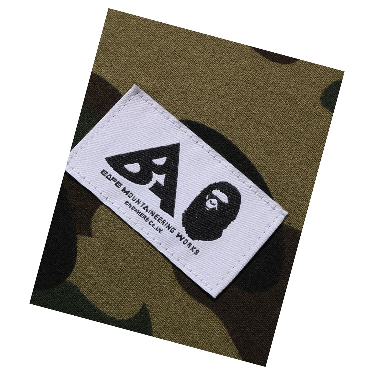 A BATHING APE Bape Multi Label 1st Camo L/S Tee Long Sleeve T-shirts Damen Grün | 962581-YNC