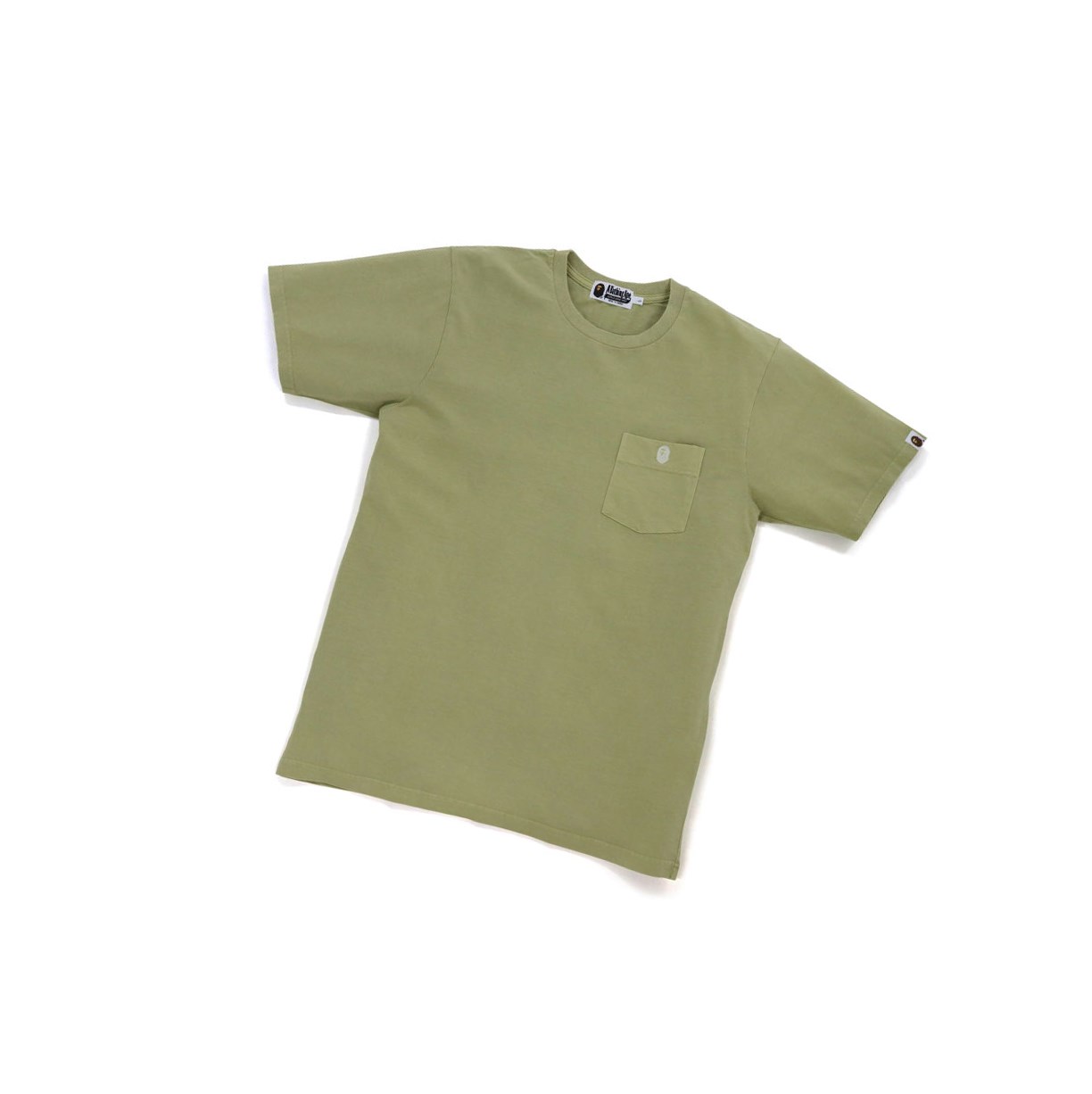 A BATHING APE Bape One Point Overdye Pocket Tee Kurzes Sleeve T-shirts Herren Beige | 612475-KZT