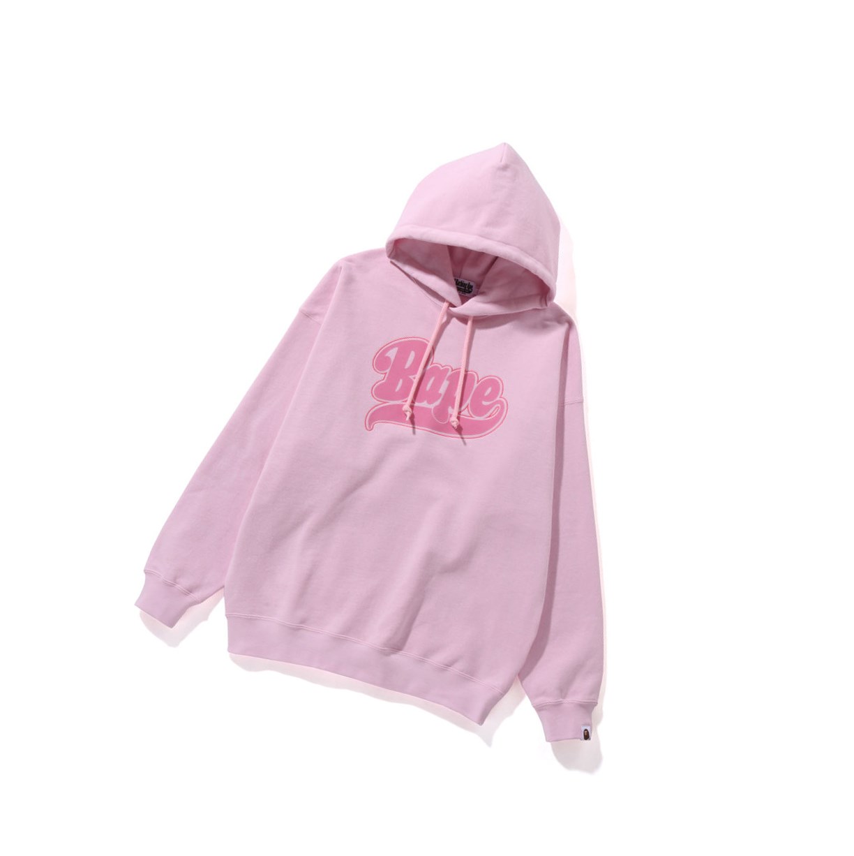 A BATHING APE Bape Oversized Pullover Hoodie Damen Rosa | 186340-AHX