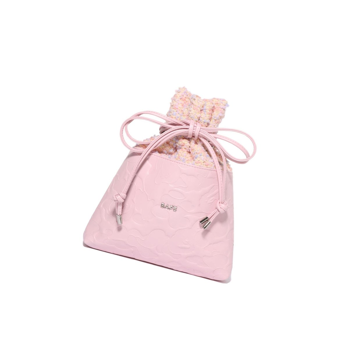 A BATHING APE Bape Solid Camo Drawstring Rucksäcke Damen Rosa | 216439-LXD