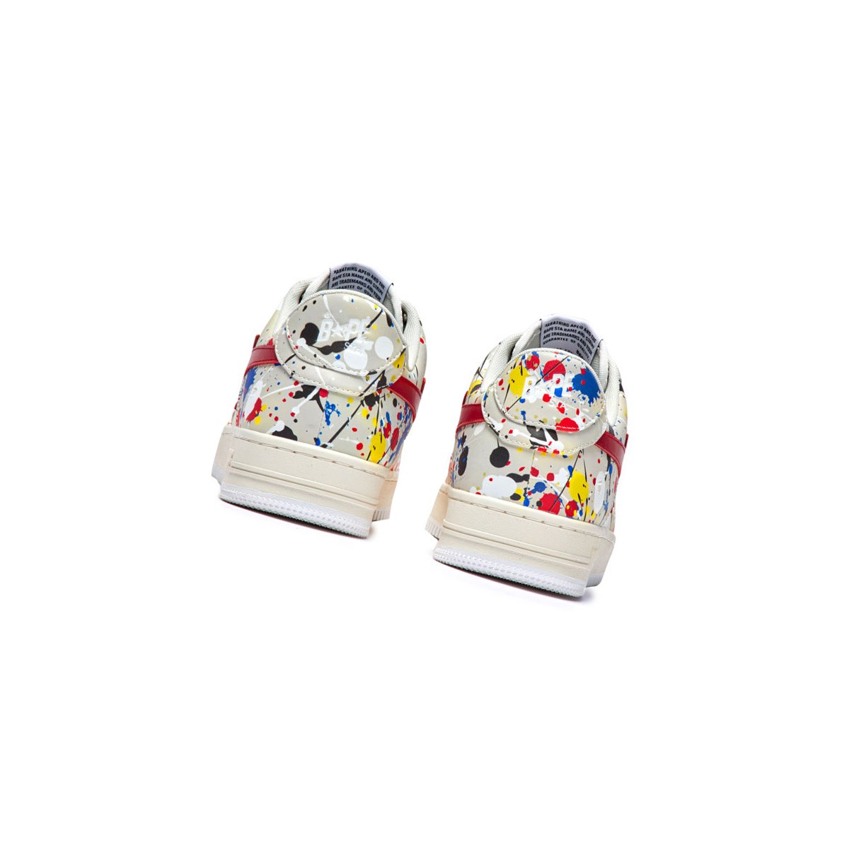 A BATHING APE Bape Sta #3 M2 Low Sneakers Herren Weiß | 265831-WFK