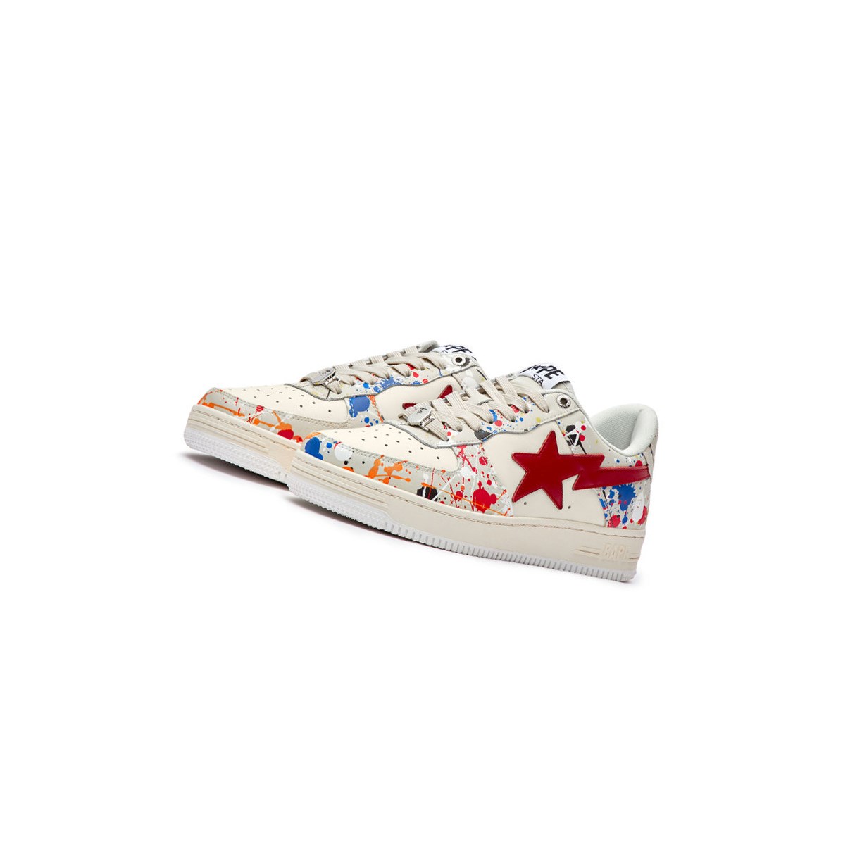 A BATHING APE Bape Sta #3 M2 Low Sneakers Herren Weiß | 265831-WFK