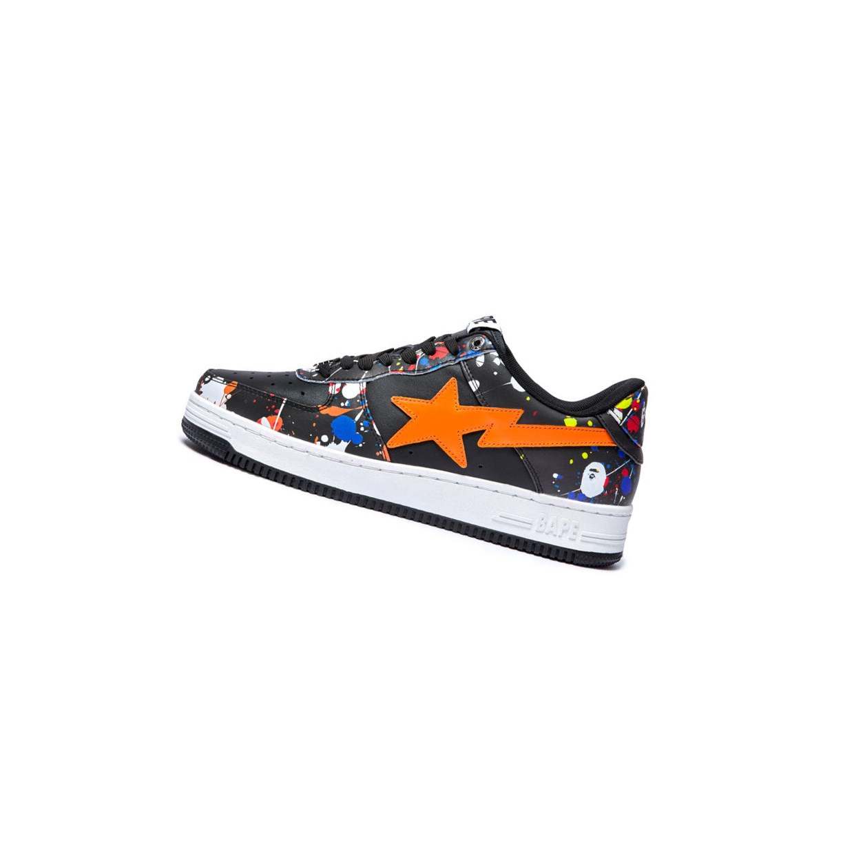 A BATHING APE Bape Sta #3 M2 Low Sneakers Herren Schwarz | 864512-LST