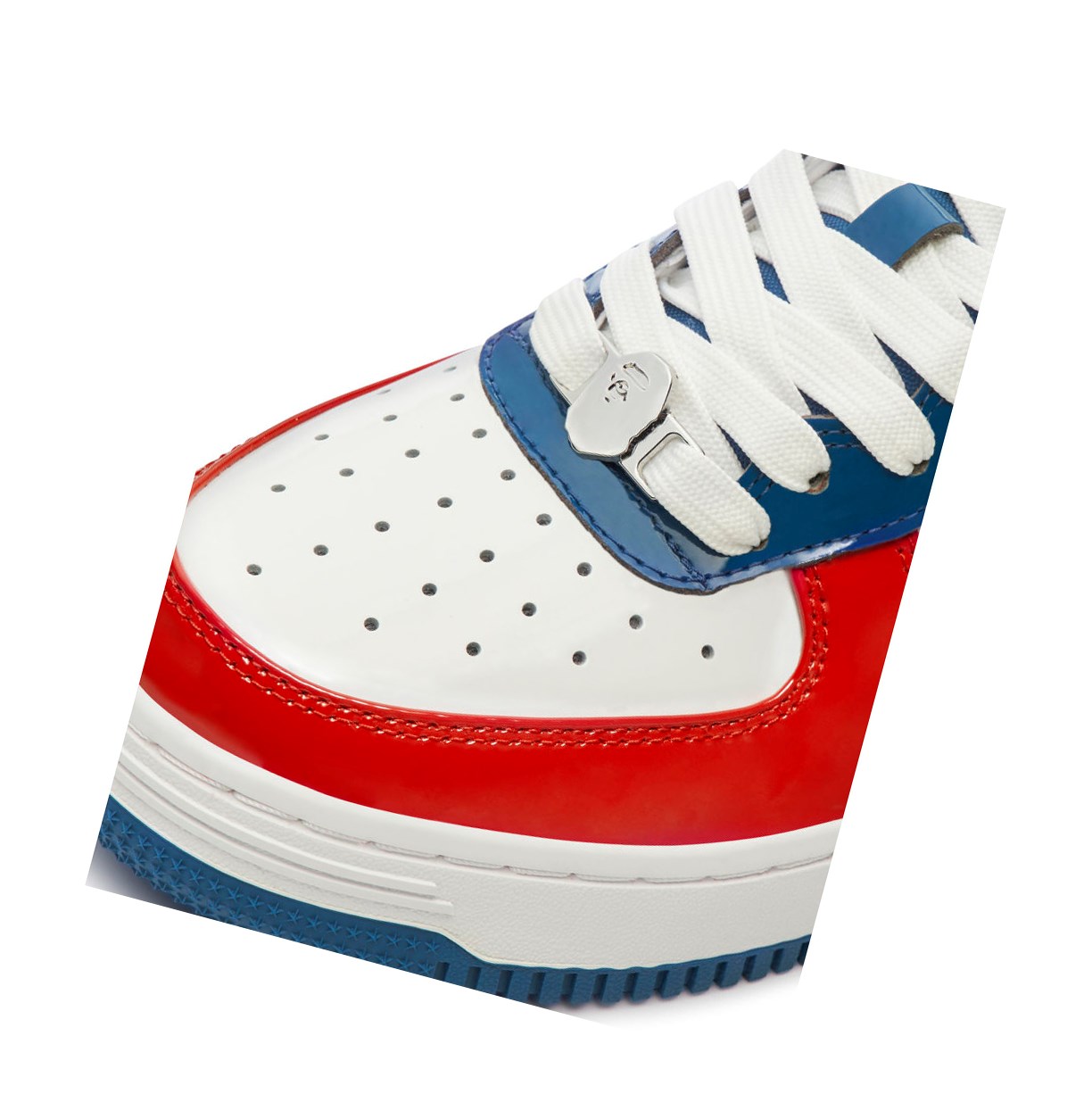 A BATHING APE Bape Sta M1 Low Sneakers Herren Weiß | 079184-MDN