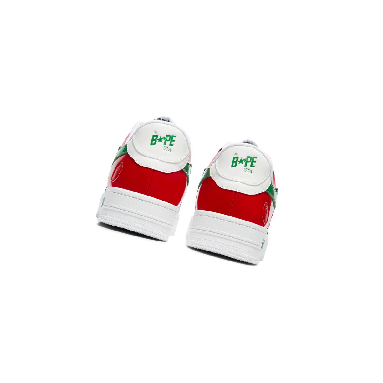 A BATHING APE Bape Sta M1 Low Sneakers Herren Grün | 643129-URN