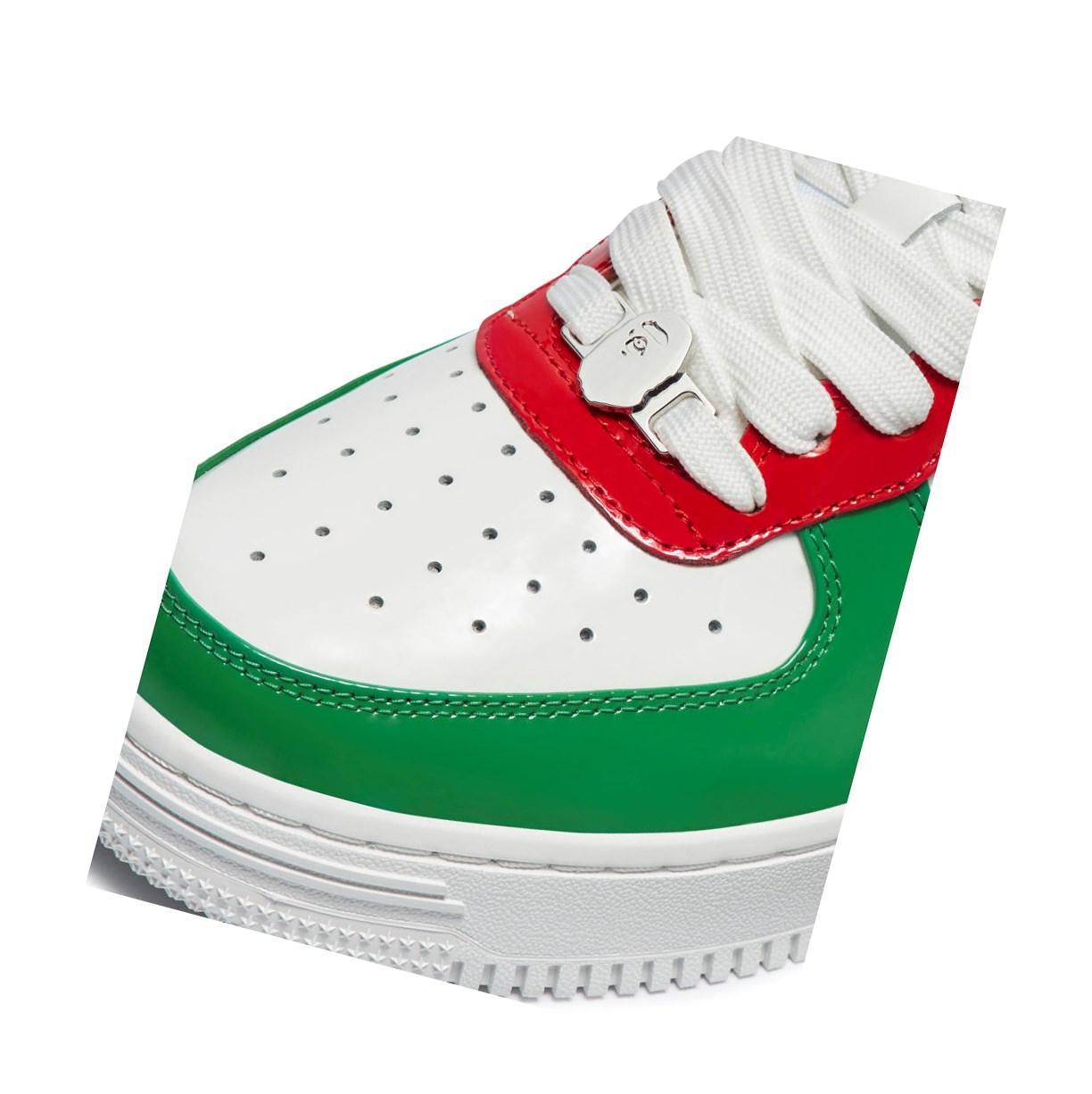 A BATHING APE Bape Sta M1 Low Sneakers Herren Grün | 643129-URN