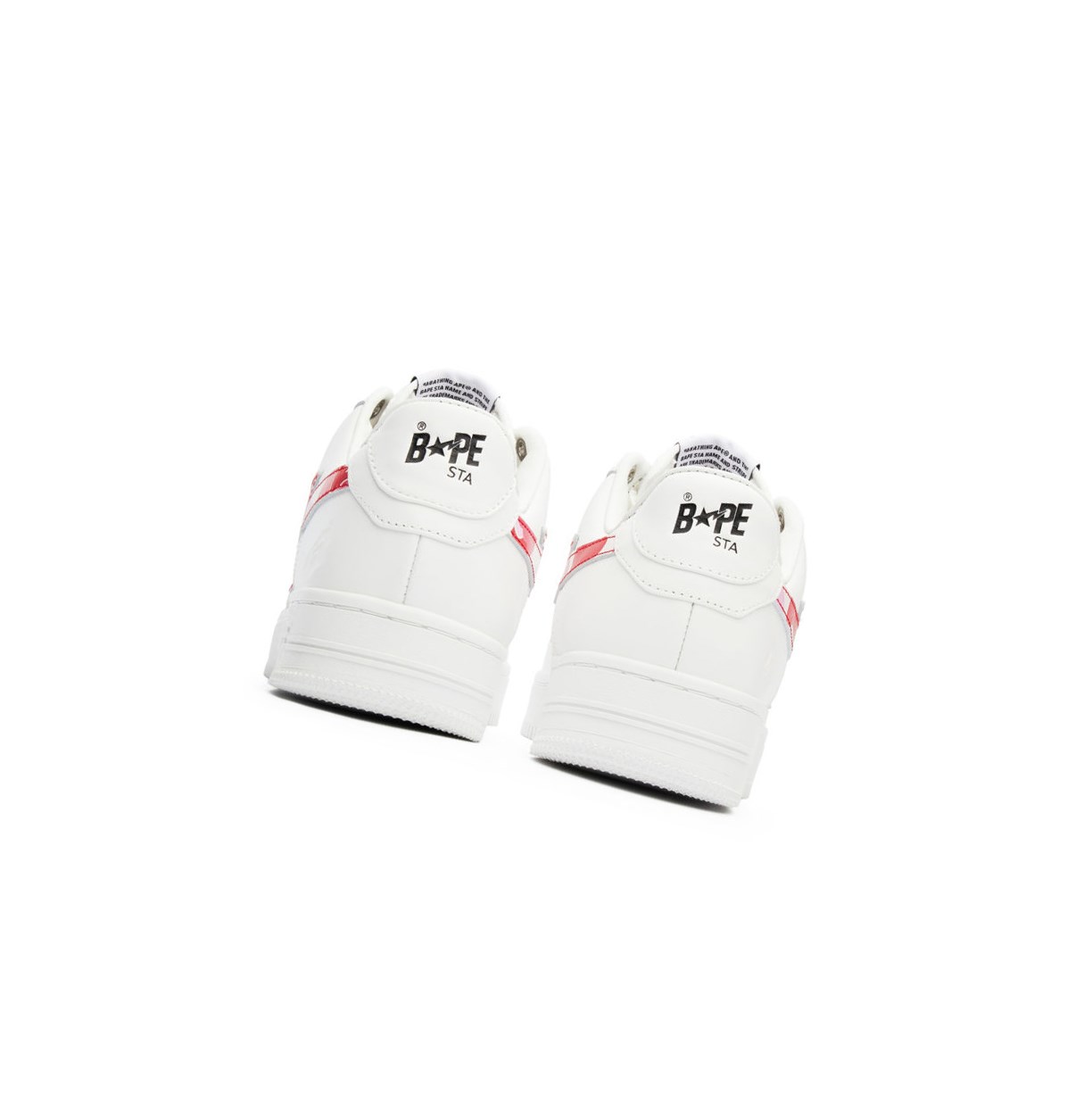 A BATHING APE Bape Sta™ White / Abc Camo Low Sneakers Damen Rosa | 405897-MEZ