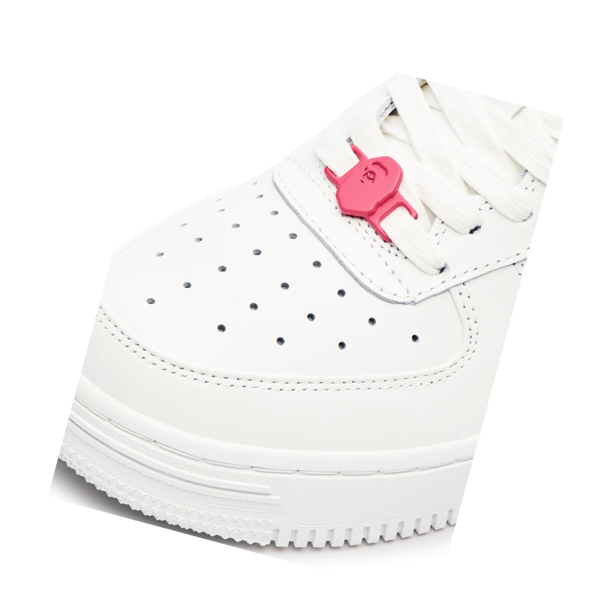 A BATHING APE Bape Sta™ White / Abc Camo Low Sneakers Damen Rosa | 405897-MEZ