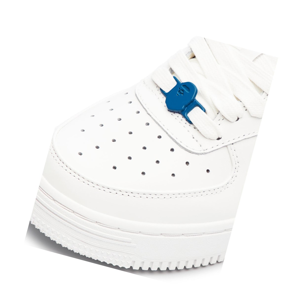 A BATHING APE Bape Sta™ White / Abc Camo Low Sneakers Damen Blau | 815632-QET