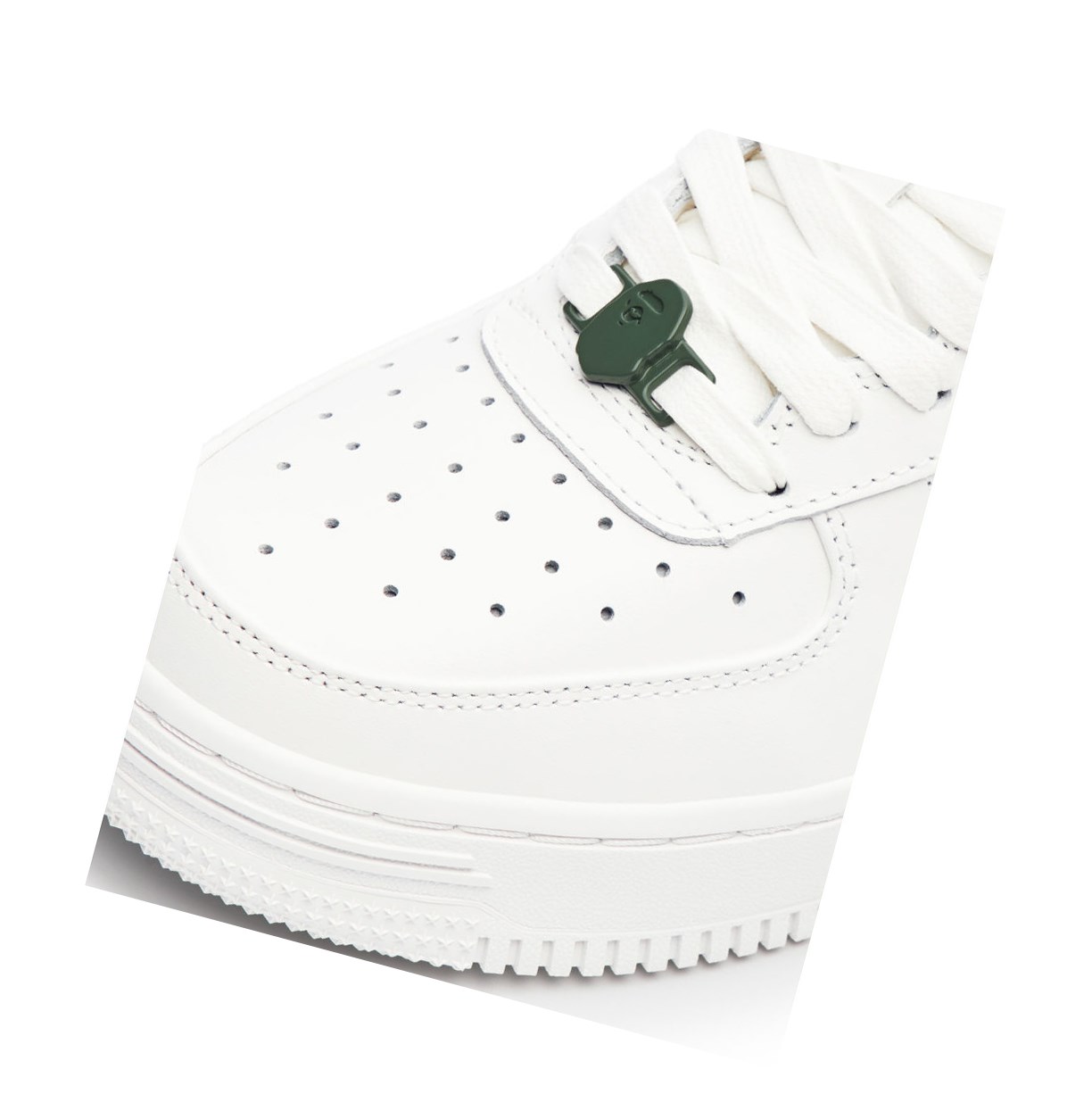 A BATHING APE Bape Sta™ White / Abc Camo Low Sneakers Damen Grün | 820975-KUG