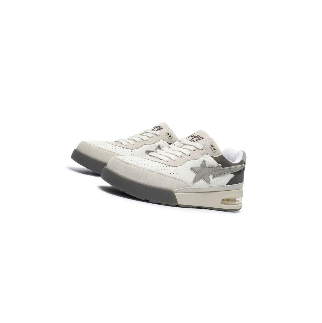 A BATHING APE Bape Straßen Sta #3 M2 Low Sneakers Herren Grau | 705194-ANO