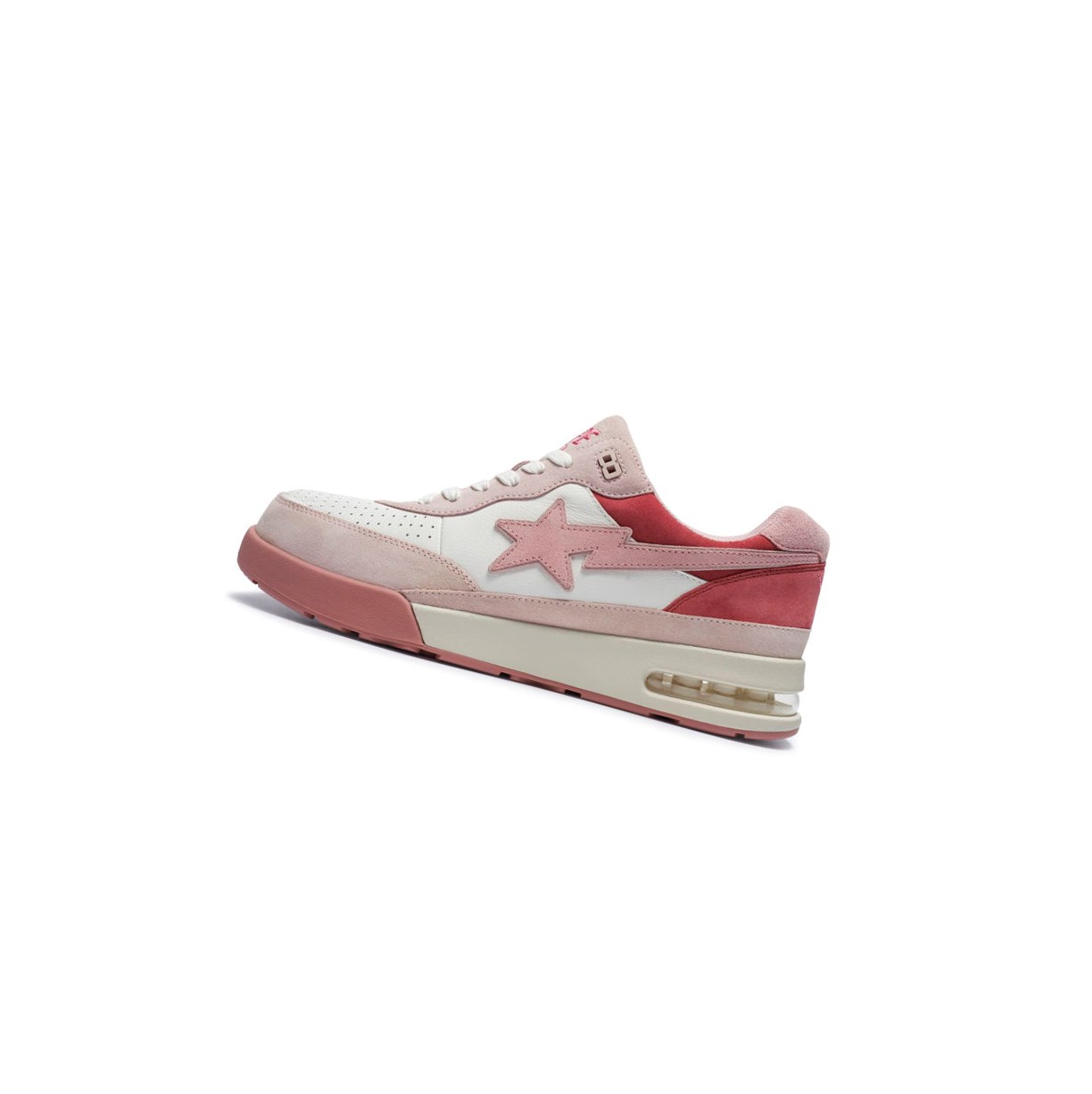 A BATHING APE Bape Straßen Sta #3 M2 Low Sneakers Herren Rosa | 984351-PFT