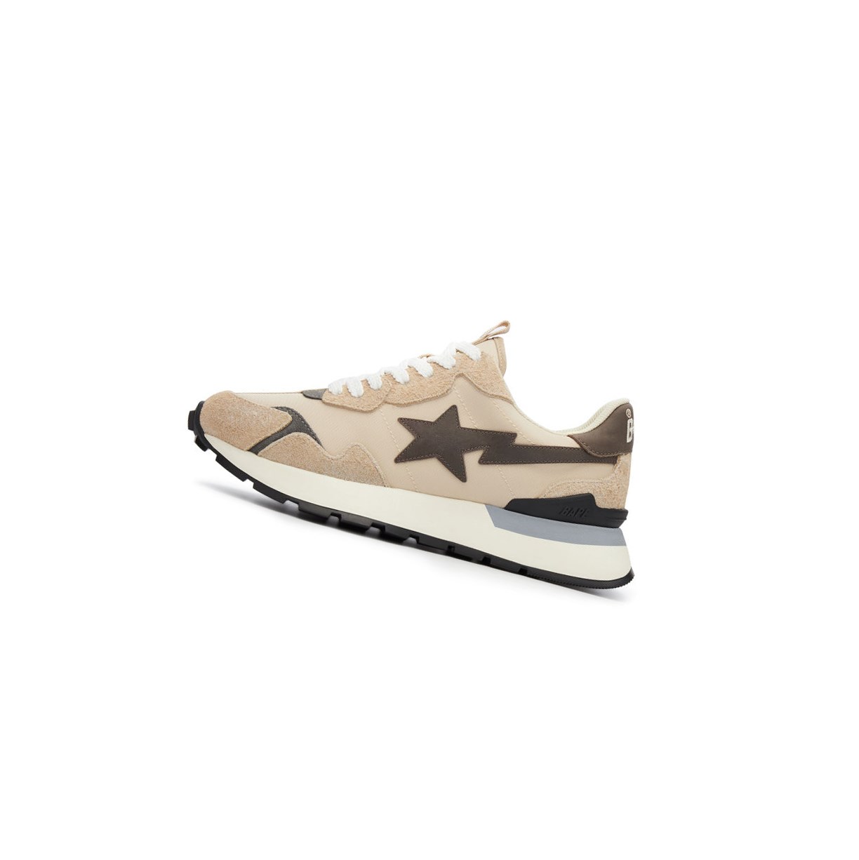 A BATHING APE Bape Straßen Sta Express #1 M2 Low Sneakers Herren Beige | 560387-OQU